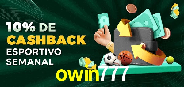 10% de bônus de cashback na owin777